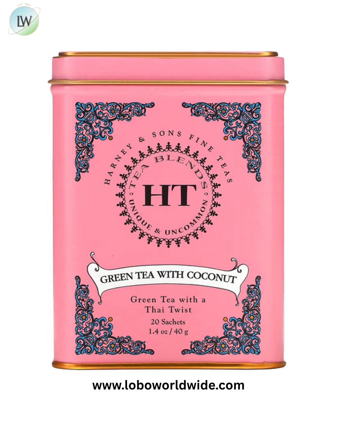 Harney & Sons, HT Tea Blends, 20 Tea Sachets, 1.4 oz (40 g)