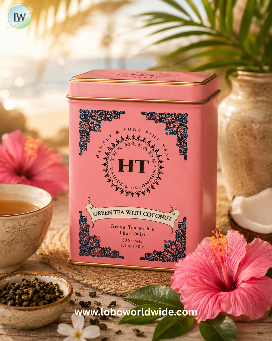 Harney & Sons, HT Tea Blends, 20 Tea Sachets, 1.4 oz (40 g)