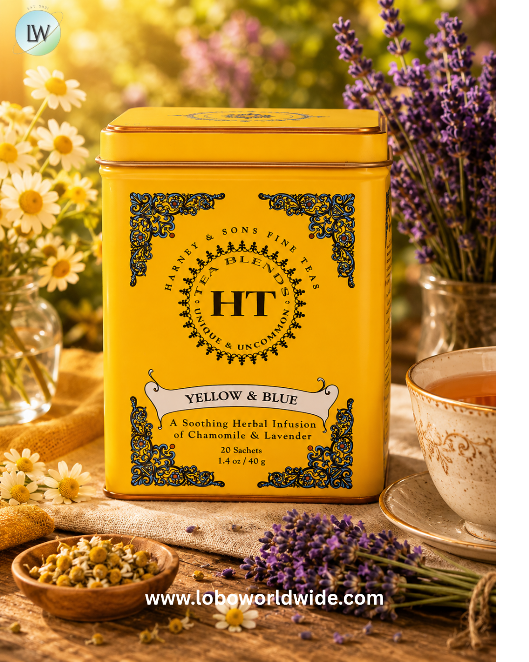 Harney & Sons, HT Tea Blends, 20 Tea Sachets, 1.4 oz (40 g)