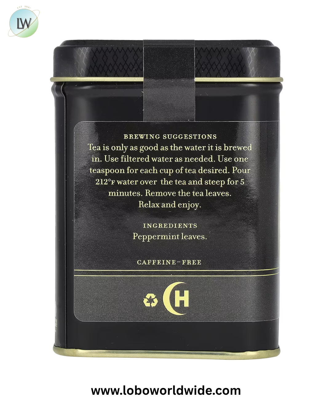 Harney & Sons, Herbal Tea, Peppermint, Caffeine Free, 1.5 oz (42 g)