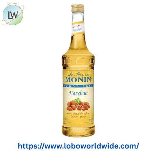 Monin Sugar Free Hazelnut Flavoring Syrup 750 mL