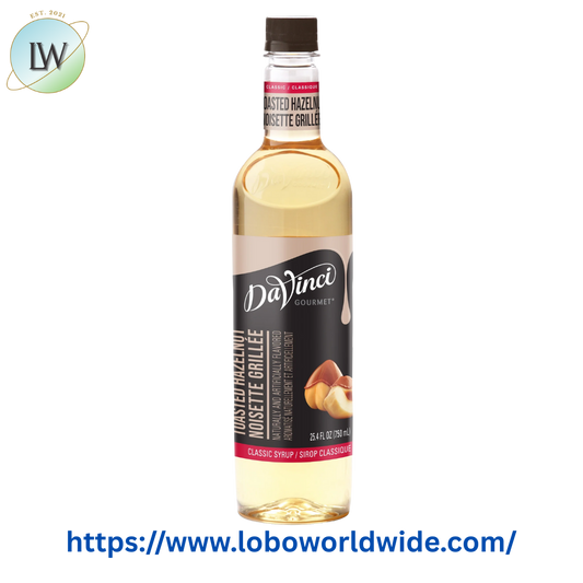 DaVinci Gourmet Classic Toasted Hazelnut Flavoring Syrup 750 mL