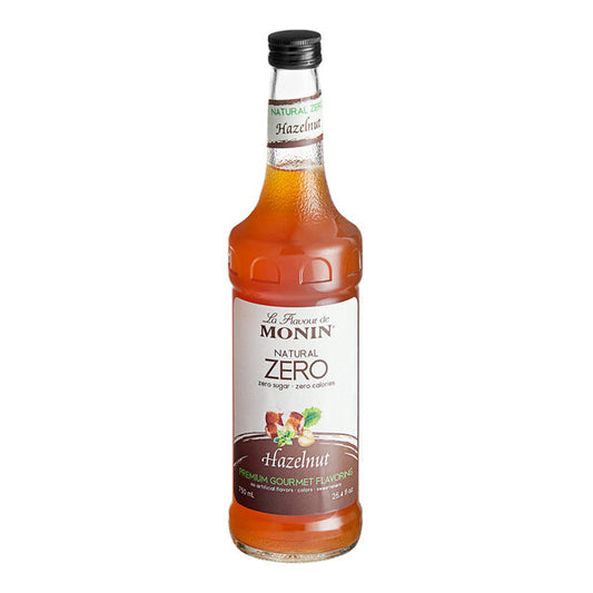 Monin Zero Calorie Natural Hazelnut Flavoring Syrup 750 mL(Various Sizes)