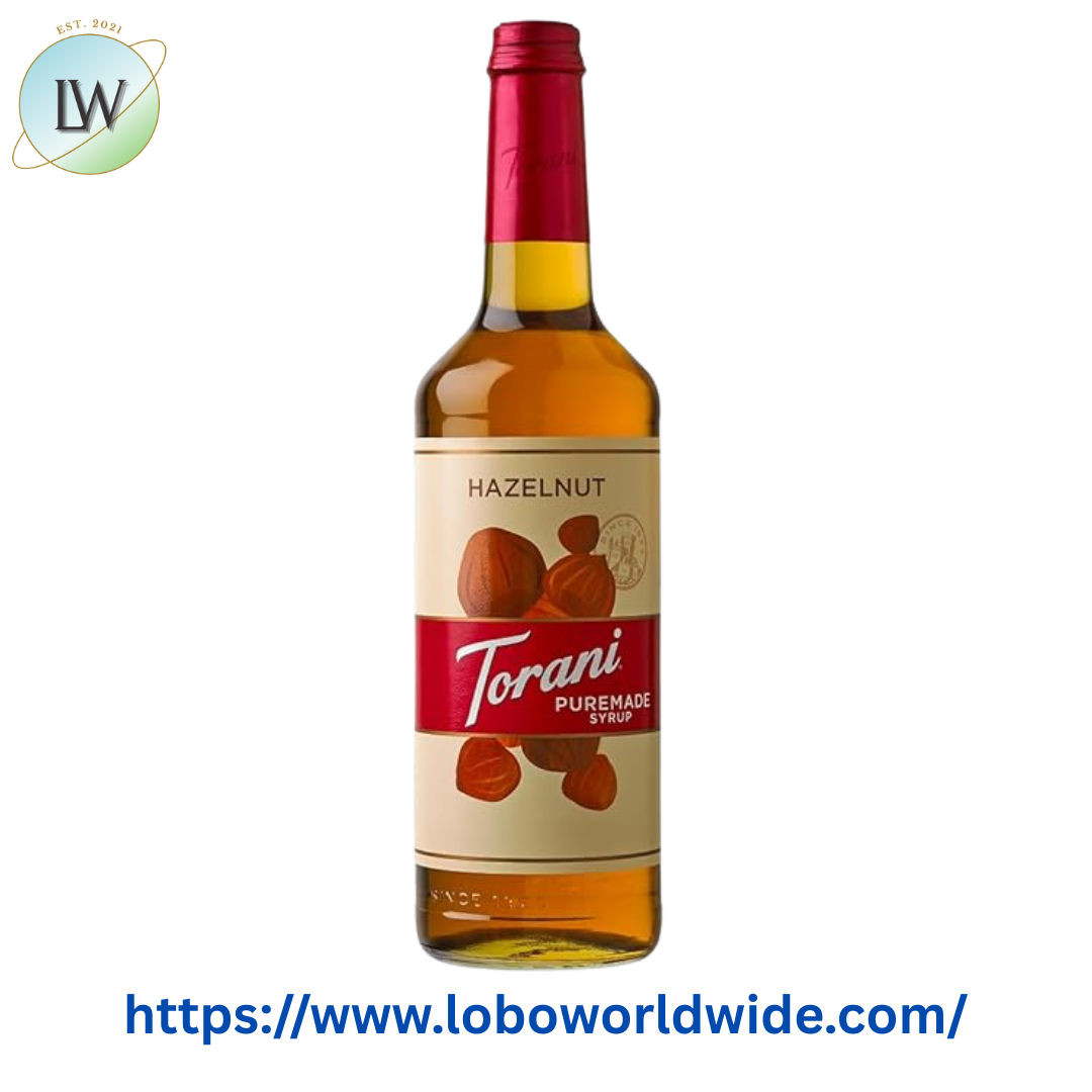 Torani Puremade Zero Sugar Hazelnut Flavoring Syrup 750 mL