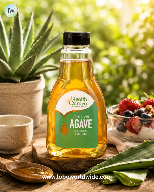 Health Garden, Organic Blue Agave, Low Glycemic Sweetener, 23.28 oz (660 g)