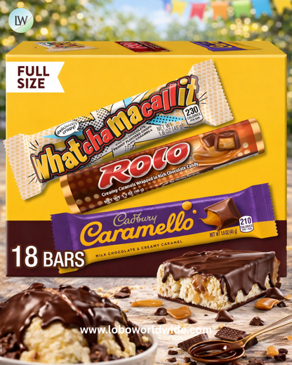 Hershey Assorted Caramel Candy Box, 29.4 oz (18 Pieces)