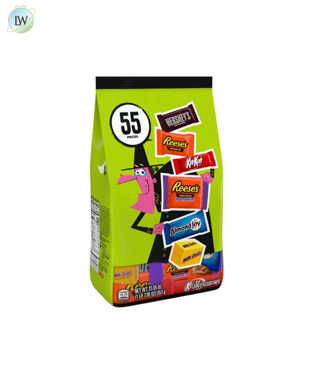 Hershey Assorted Chocolate Halloween Variety Bag, 23.05 oz. (55 Pcs.)