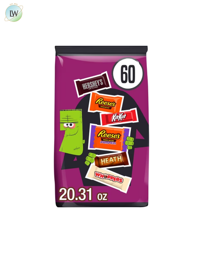 Hershey Assorted Halloween Variety Bag, 20.31 oz (60 Pcs.)