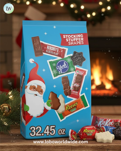 Hershey Assorted Flavored, Christmas Candy Bulk Bag, 32.45 oz