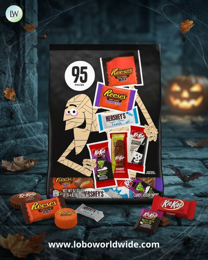 Hershey's Assorted Chocolate Halloween Variety Pack, 52.63 oz. (95 Pcs.)