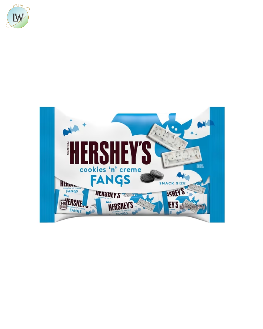 Hershey's Cookies 'n' Creme Fangs Snack Size, 9.4 oz.