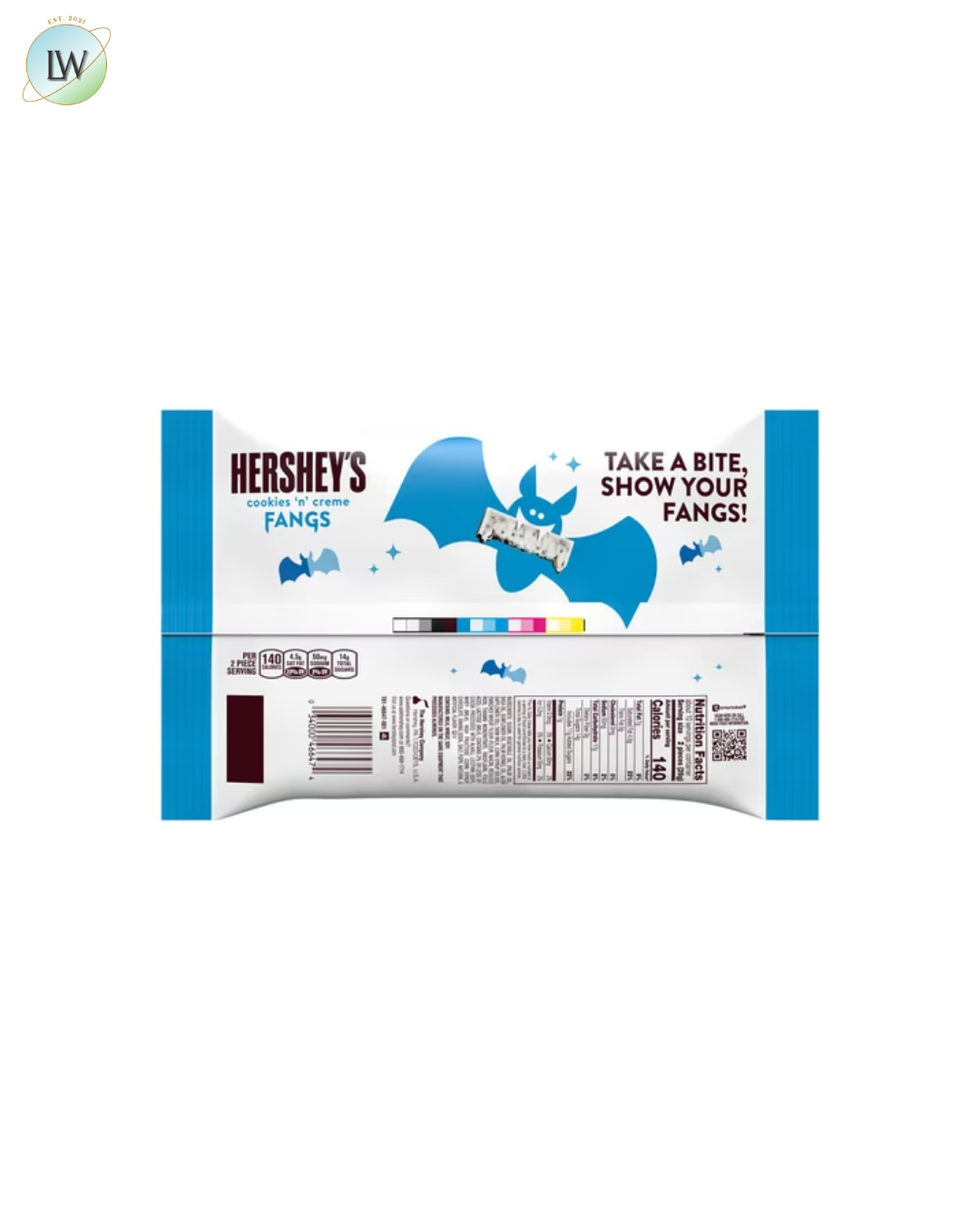 Hershey's Cookies 'n' Creme Fangs Snack Size, 9.4 oz.