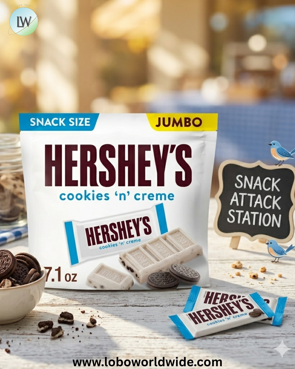 Hershey's Cookies 'n' Creme Snack Size Candy, Bag 17.1 oz