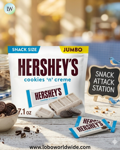 Hershey's Cookies 'n' Creme Snack Size Candy, Bag 17.1 oz