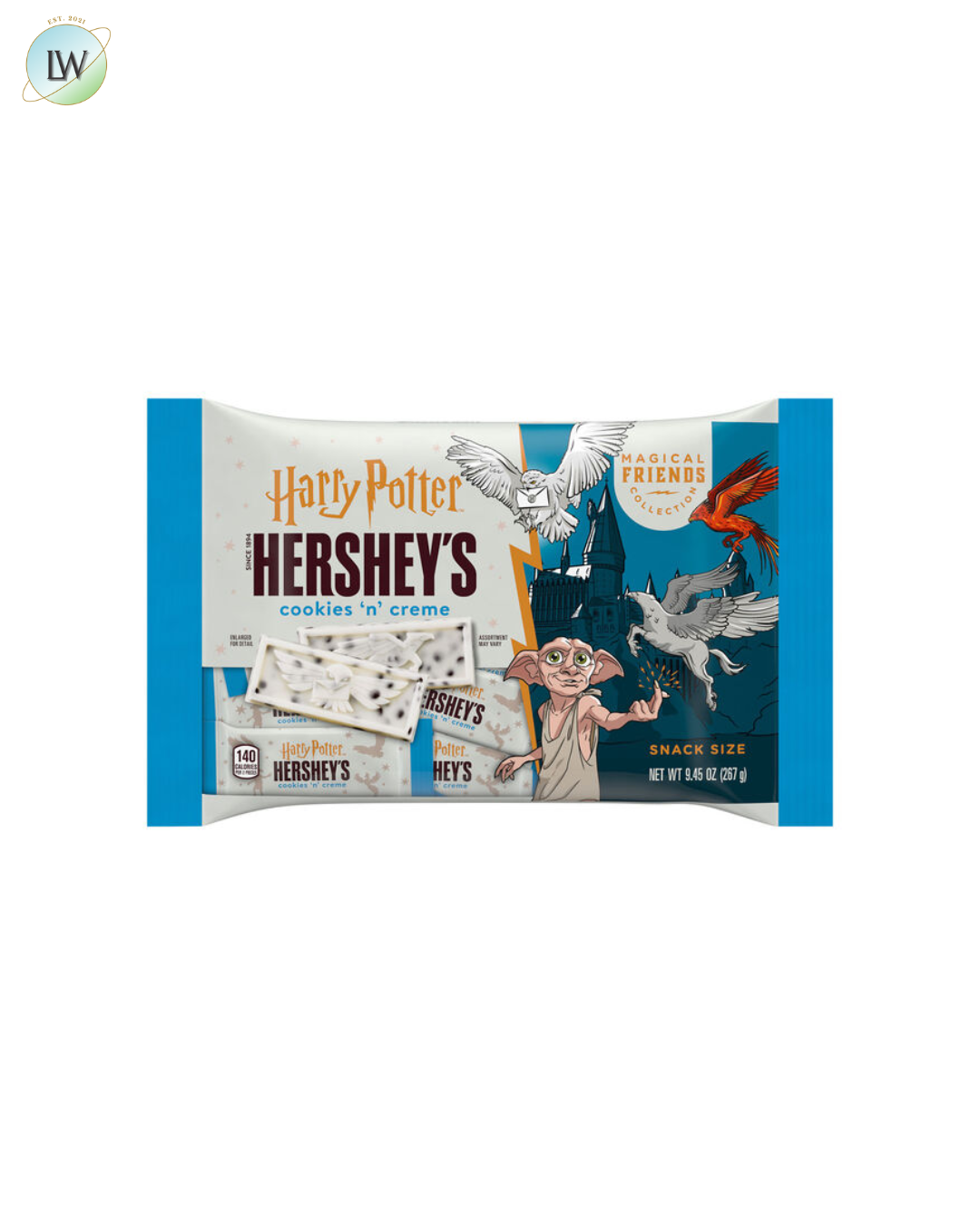 Hershey's Halloween Harry Potter Candy, Cookies 'n' Creme, 9.45 oz.