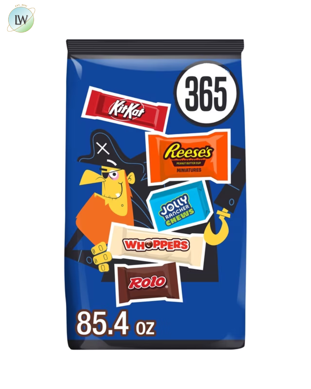 Hershey's Halloween Miniatures Chocolate Candy, Variety Pack, 85.4 oz. (365 Pcs.)