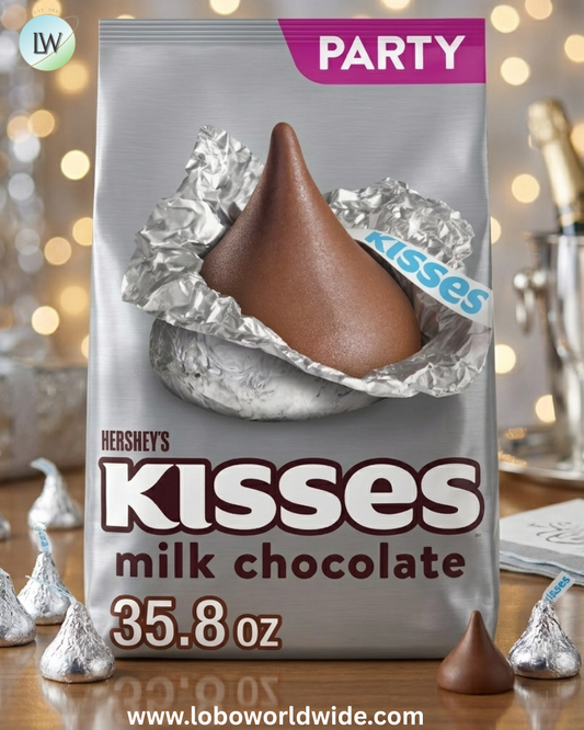 Hershey's Kisses Milk Chocolate Candy, Party Pack 35.8 oz