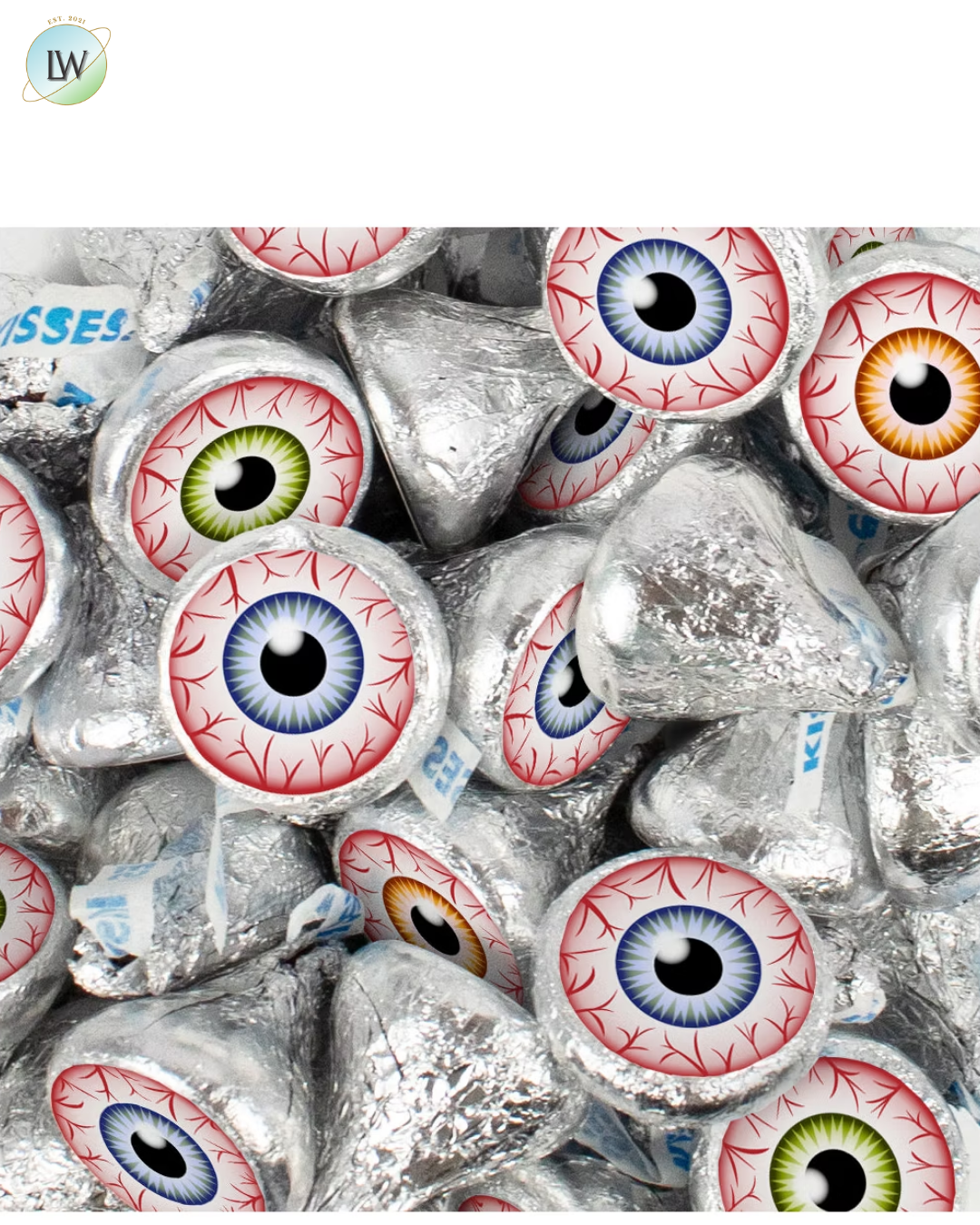 Hershey's Kisses Silver Halloween Party Candy, 13.6 oz.
