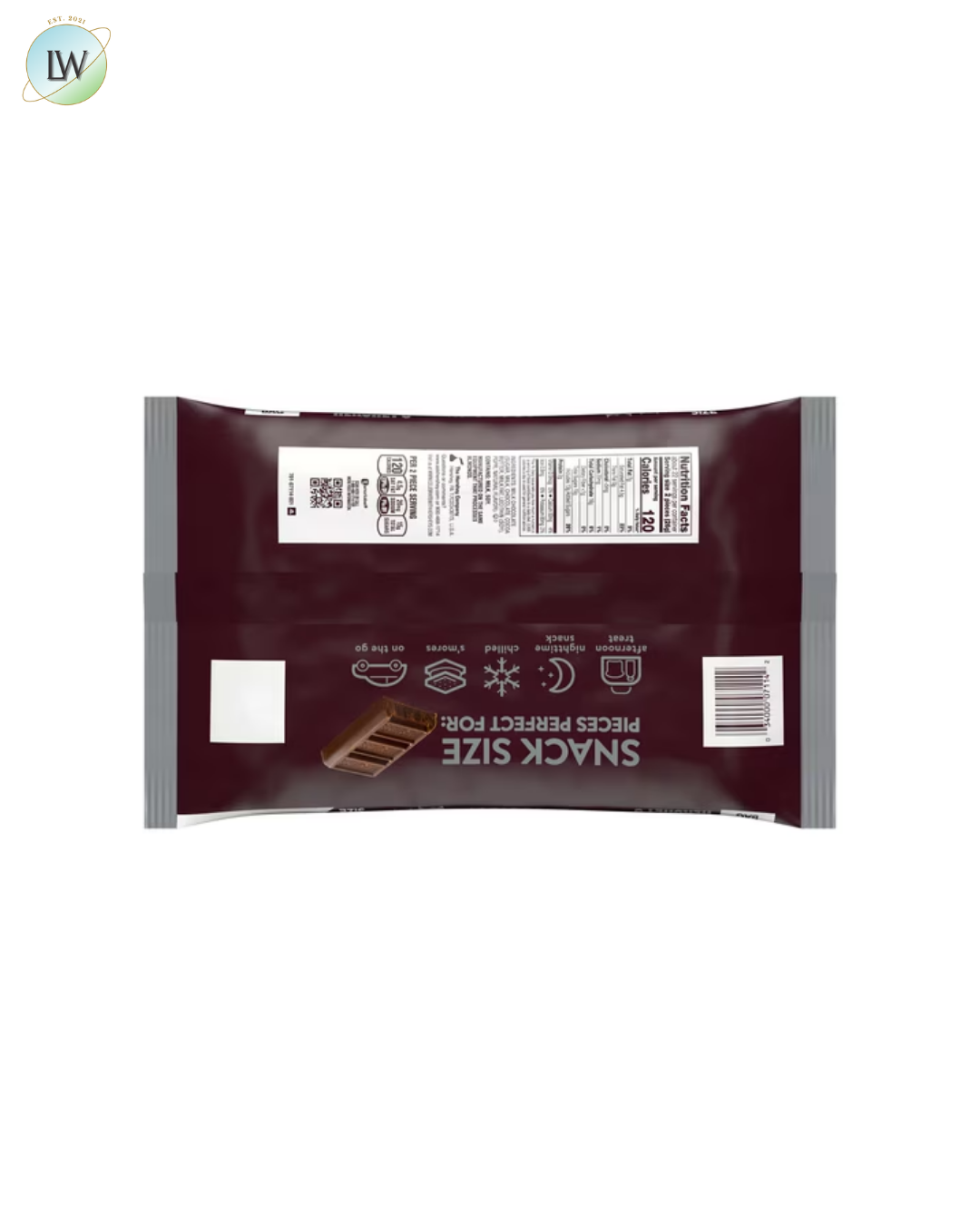 Hershey's Milk Chocolate Snack Size, 19.8 oz.