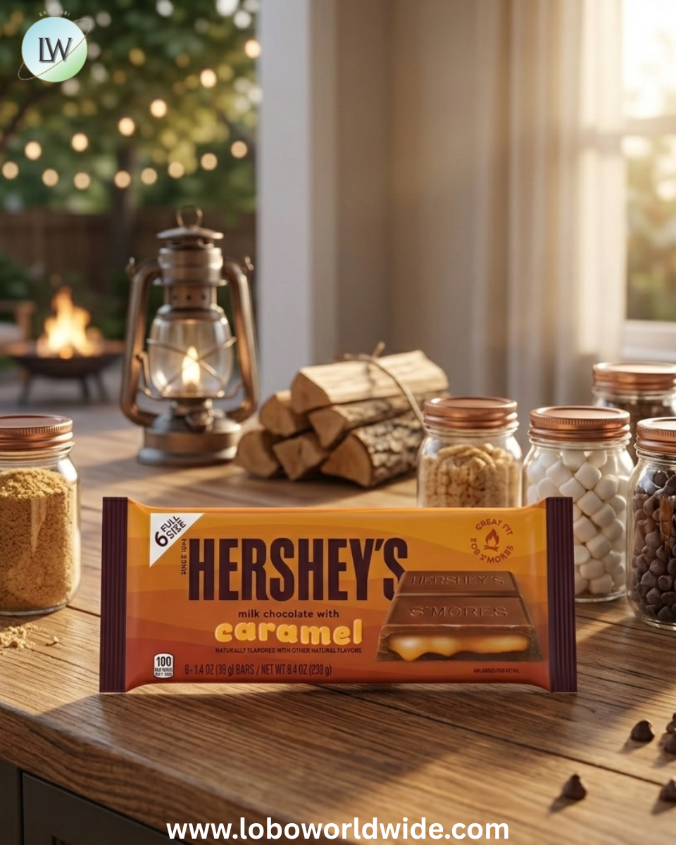 Hershey's Milk Chocolate with Caramel Candy Bars, 1.4 oz (6 Count)