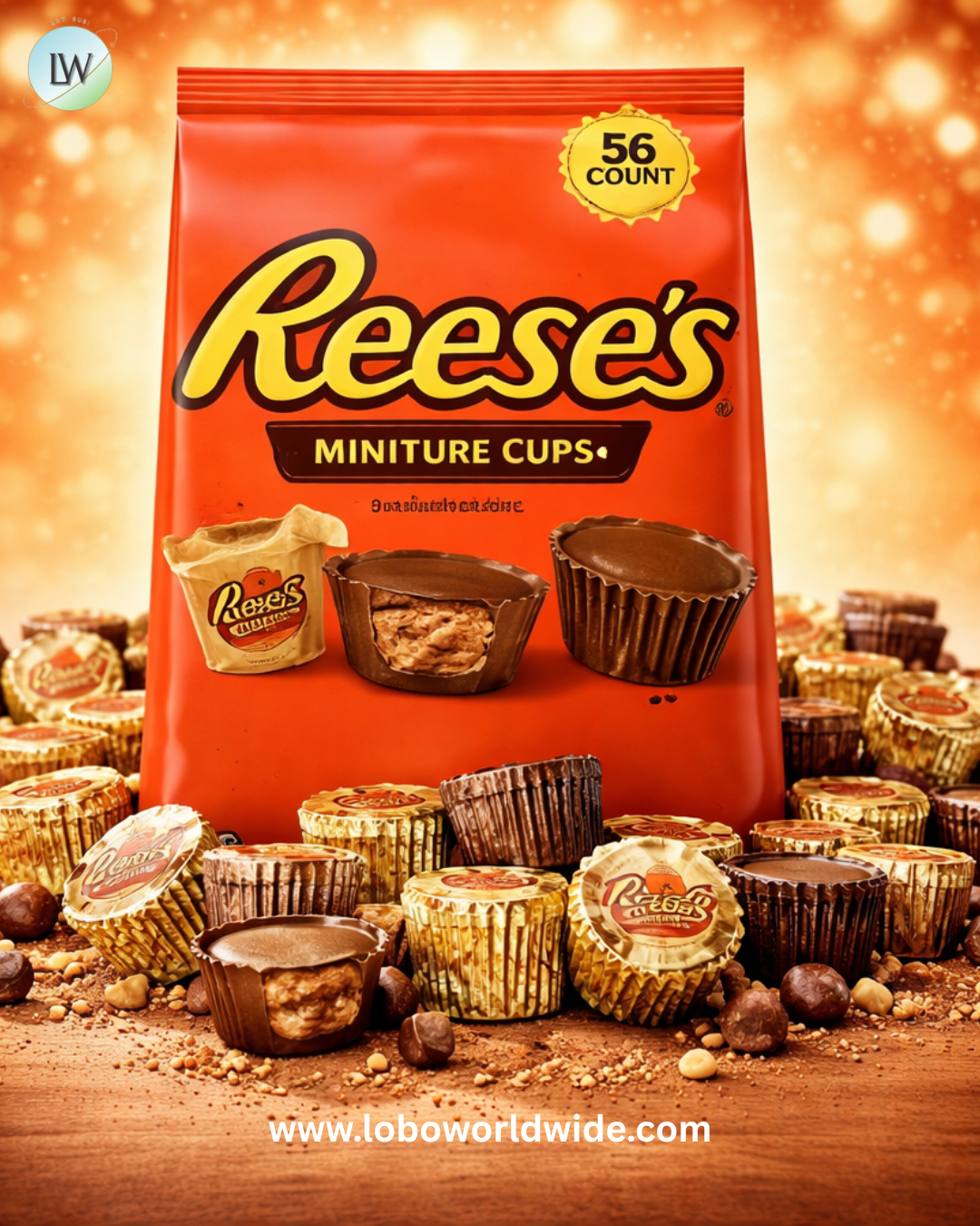 Hershey's Reese's Miniature Peanut Butter Cups, 56 oz.