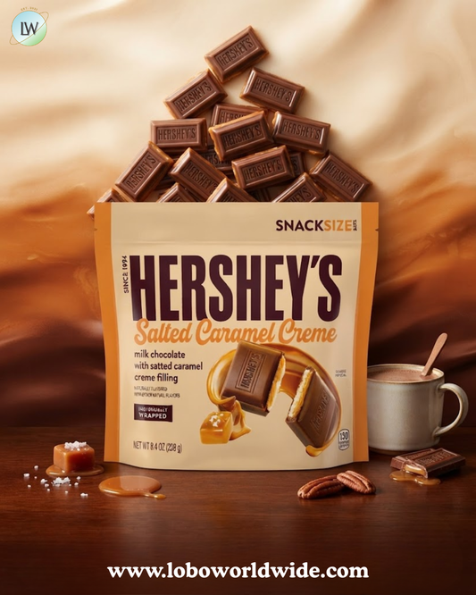Hershey's Salted Caramel Creme Flavored Snack Size Candy Bag, 8.4 oz