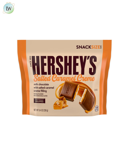 Hershey's Salted Caramel Creme Flavored Snack Size Candy Bag, 8.4 oz