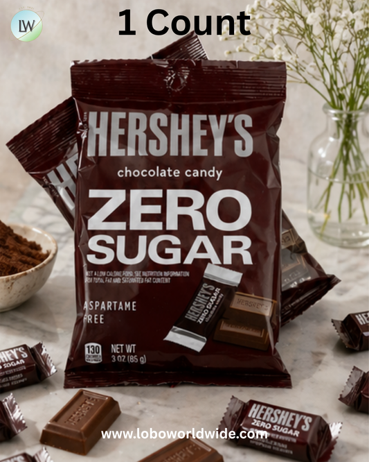 Hershey's Sugar Free Chocolate Bar 3oz Bag