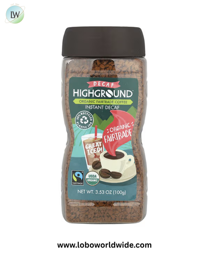 Highground Coffee, Organic Instant Coffee, Medium Roast