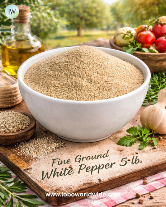 Hometown Provisions Fine Ground White Pepper.
