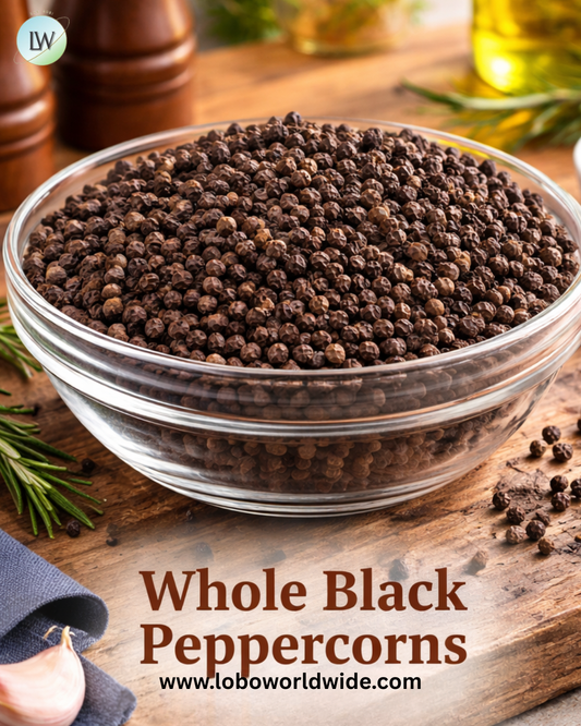 Hometown Provisions Whole Black Pepper.