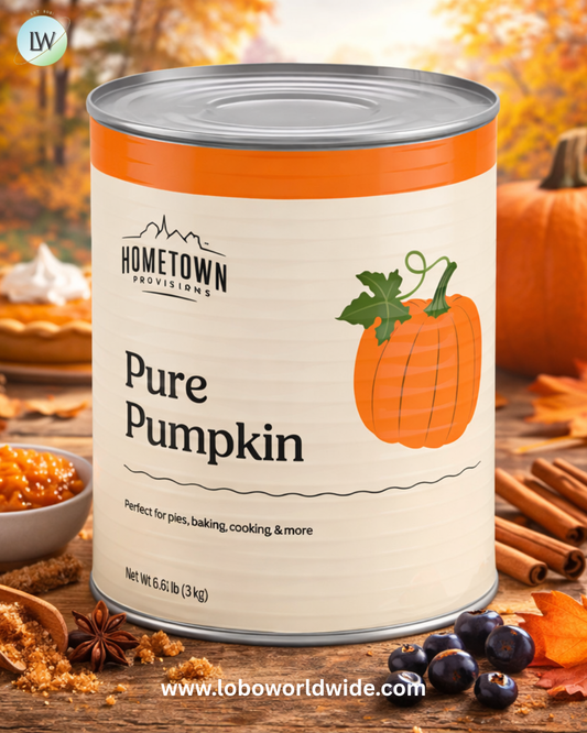 Hometown Provisions #10 Can 100% Pure Canned Pumpkin - 6/Case