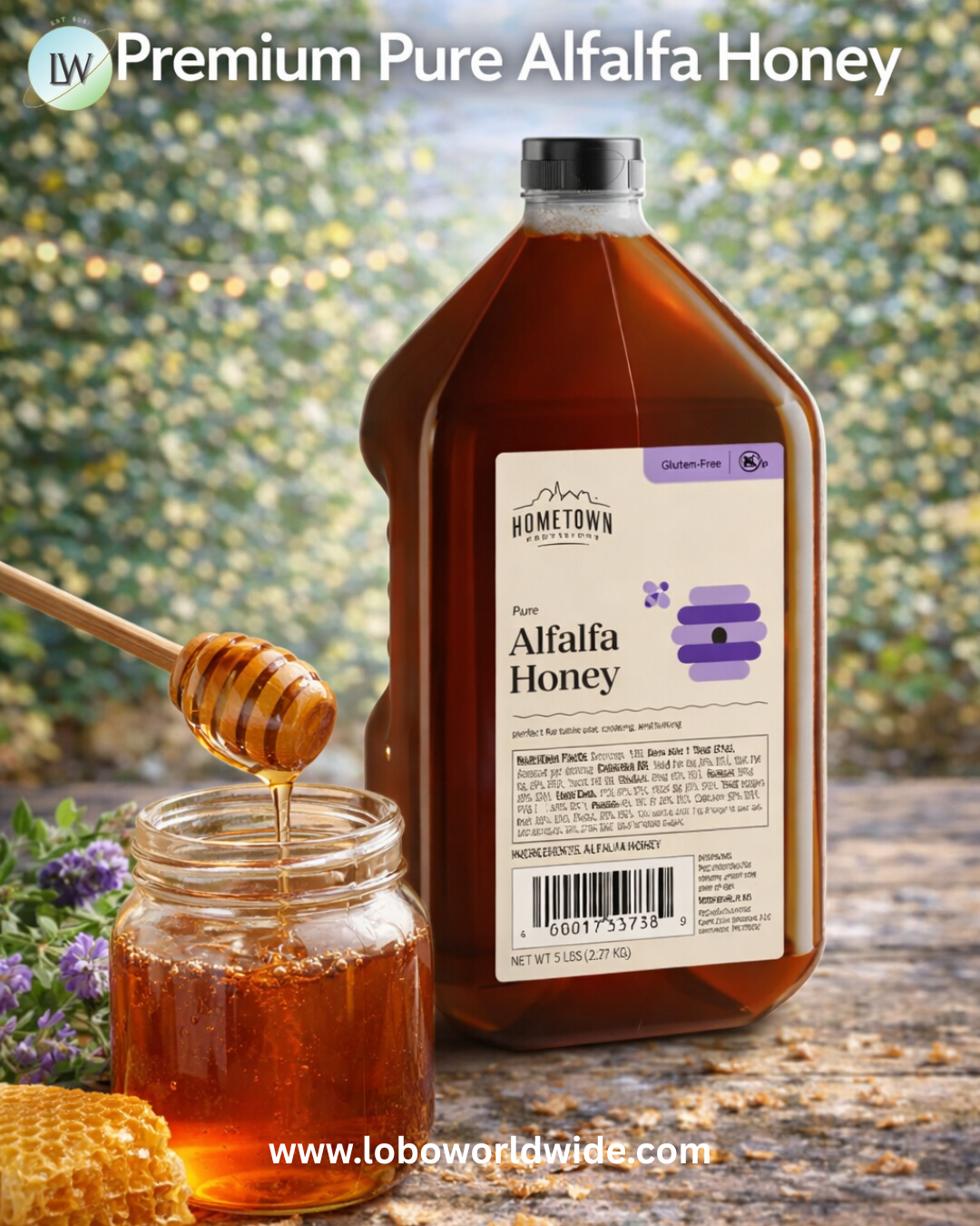 Hometown Provisions 5 lb Honey.