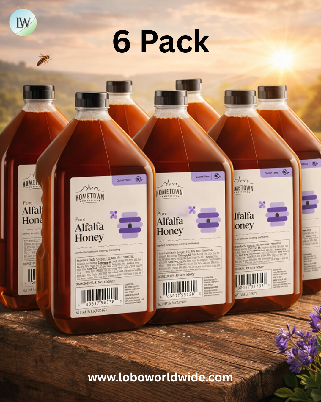 Hometown Provisions 5lb Honey - 6/Case