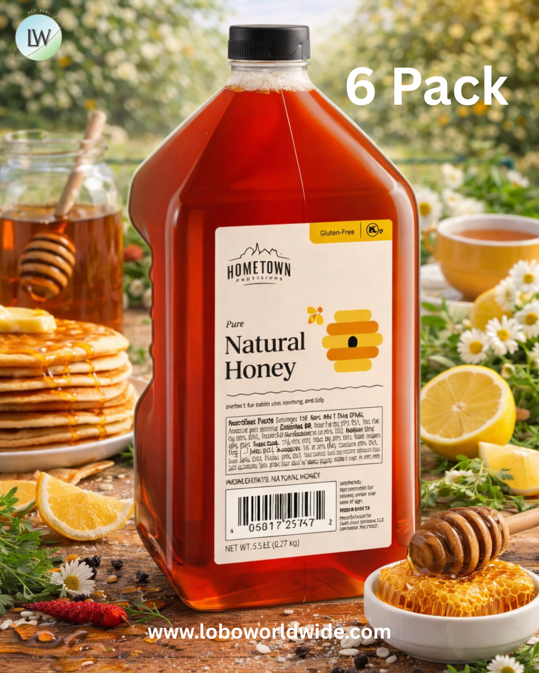 Hometown Provisions 5lb Honey - 6/Case