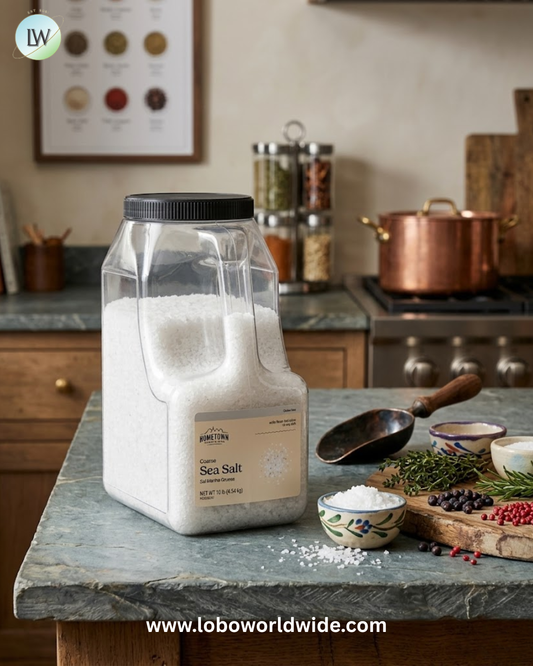 Hometown Provisions Coarse Sea Salt.
