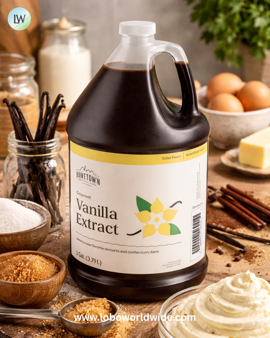 Hometown Provisions Gourmet Pure Vanilla Extract.