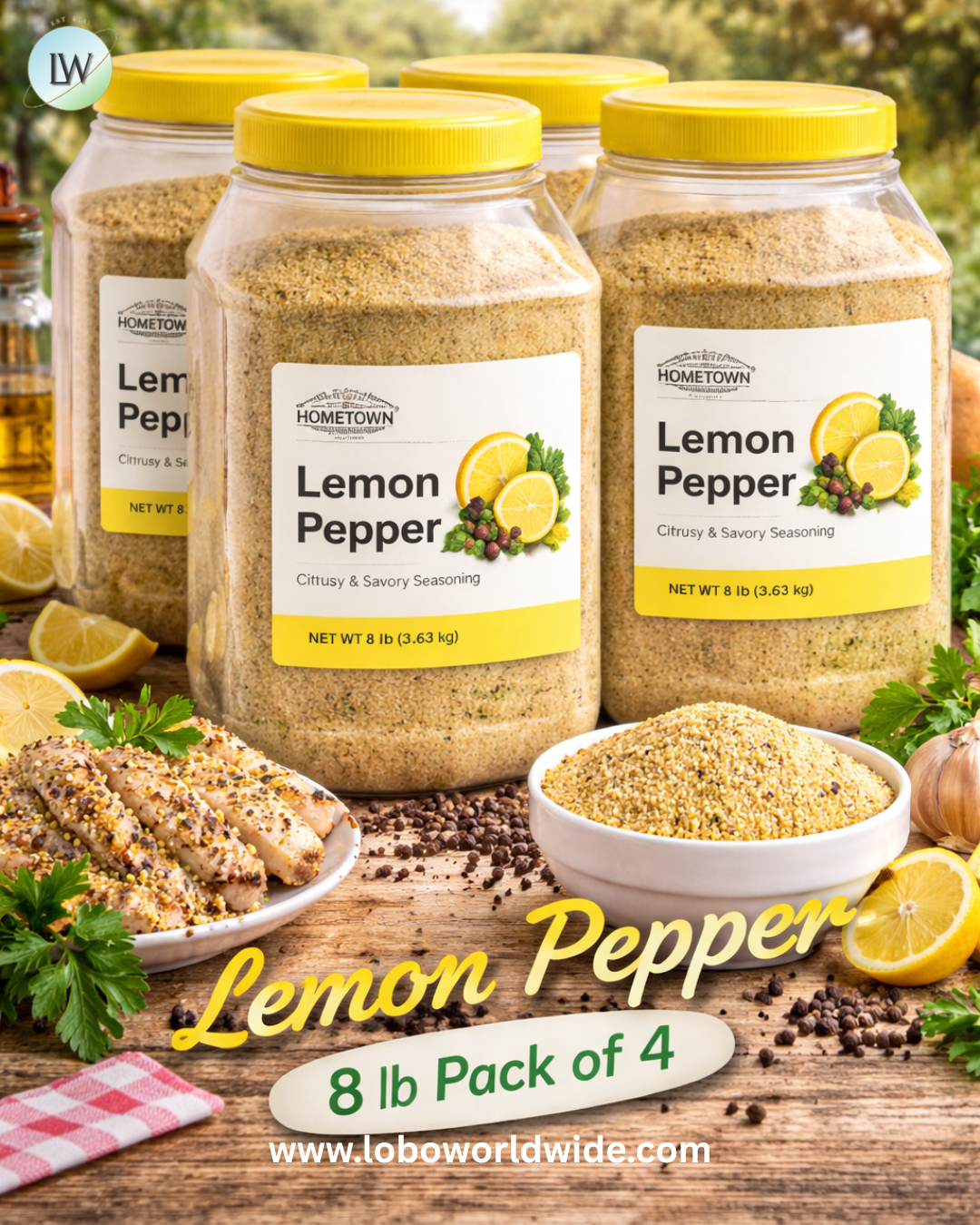 Hometown Provisions Lemon Pepper.