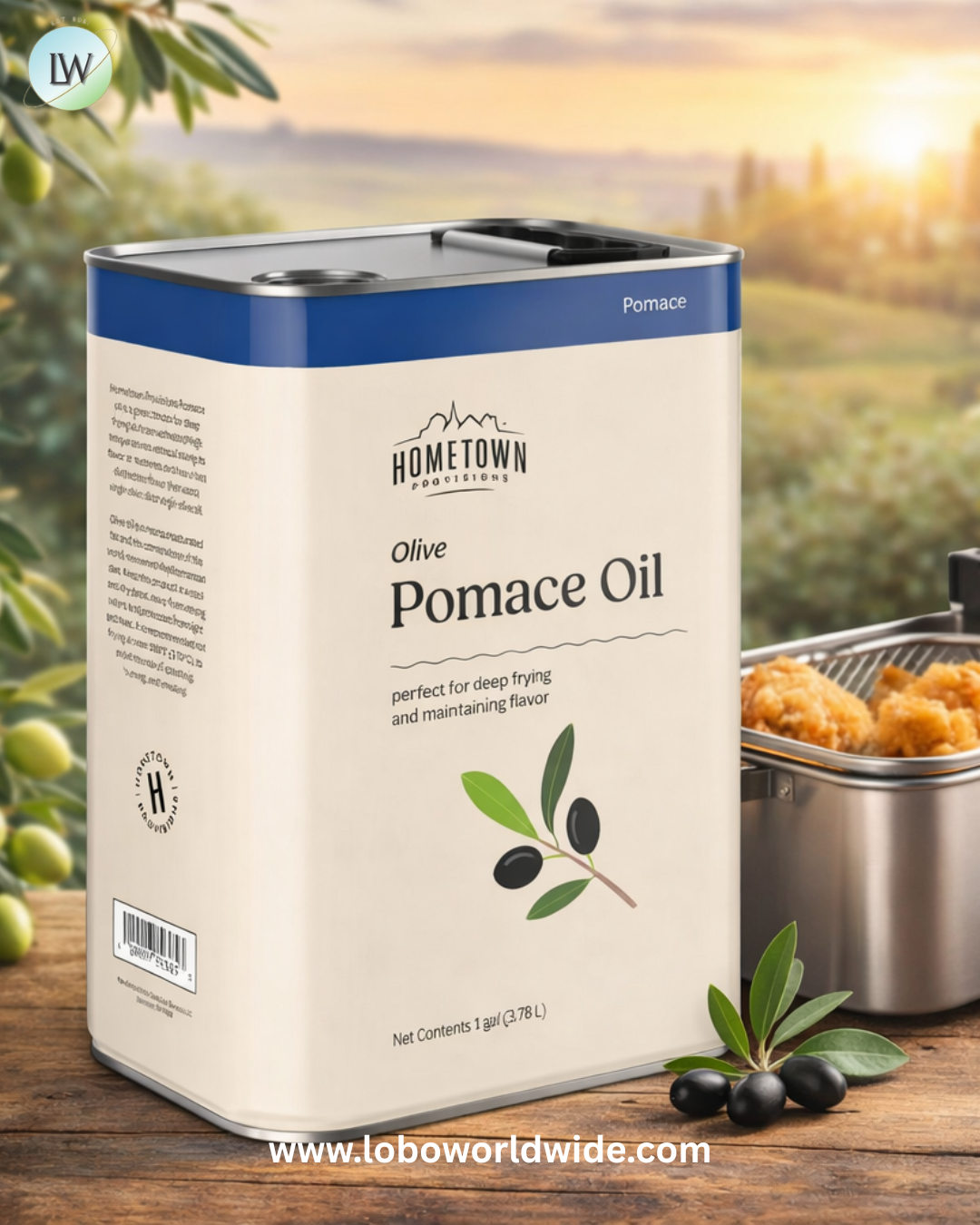Hometown Provisions Olive Oil.