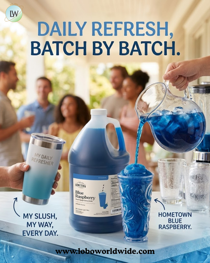 Hometown Provisions 1 Gallon Slushy 5:1 Concentrate (Various Flavours)