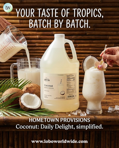 Hometown Provisions 1 Gallon Slushy 5:1 Concentrate (Various Flavours)