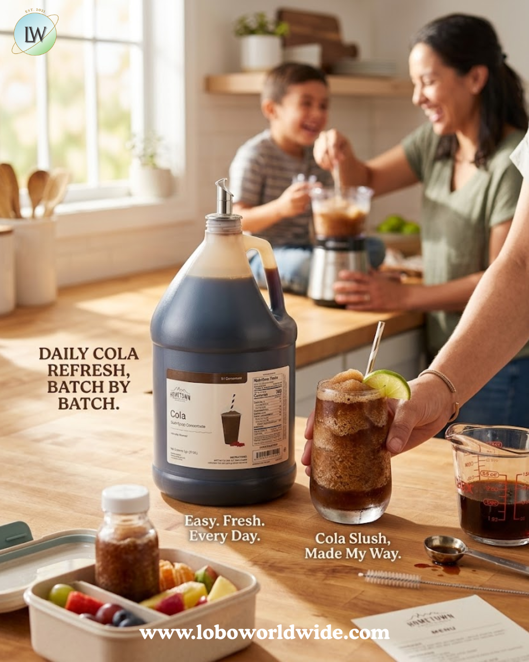 Hometown Provisions 1 Gallon Slushy 5:1 Concentrate (Various Flavours)