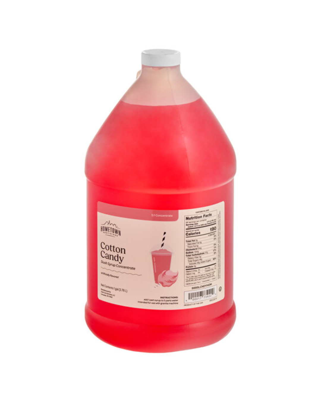Hometown Provisions 1 Gallon Slushy 5:1 Concentrate (Various Flavours)