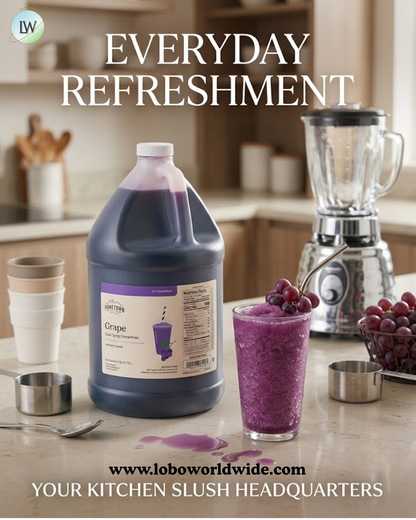Hometown Provisions 1 Gallon Slushy 5:1 Concentrate (Various Flavours)