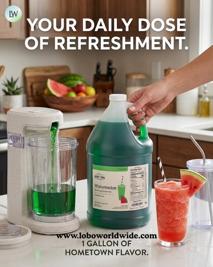 Hometown Provisions 1 Gallon Slushy 5:1 Concentrate (Various Flavours)