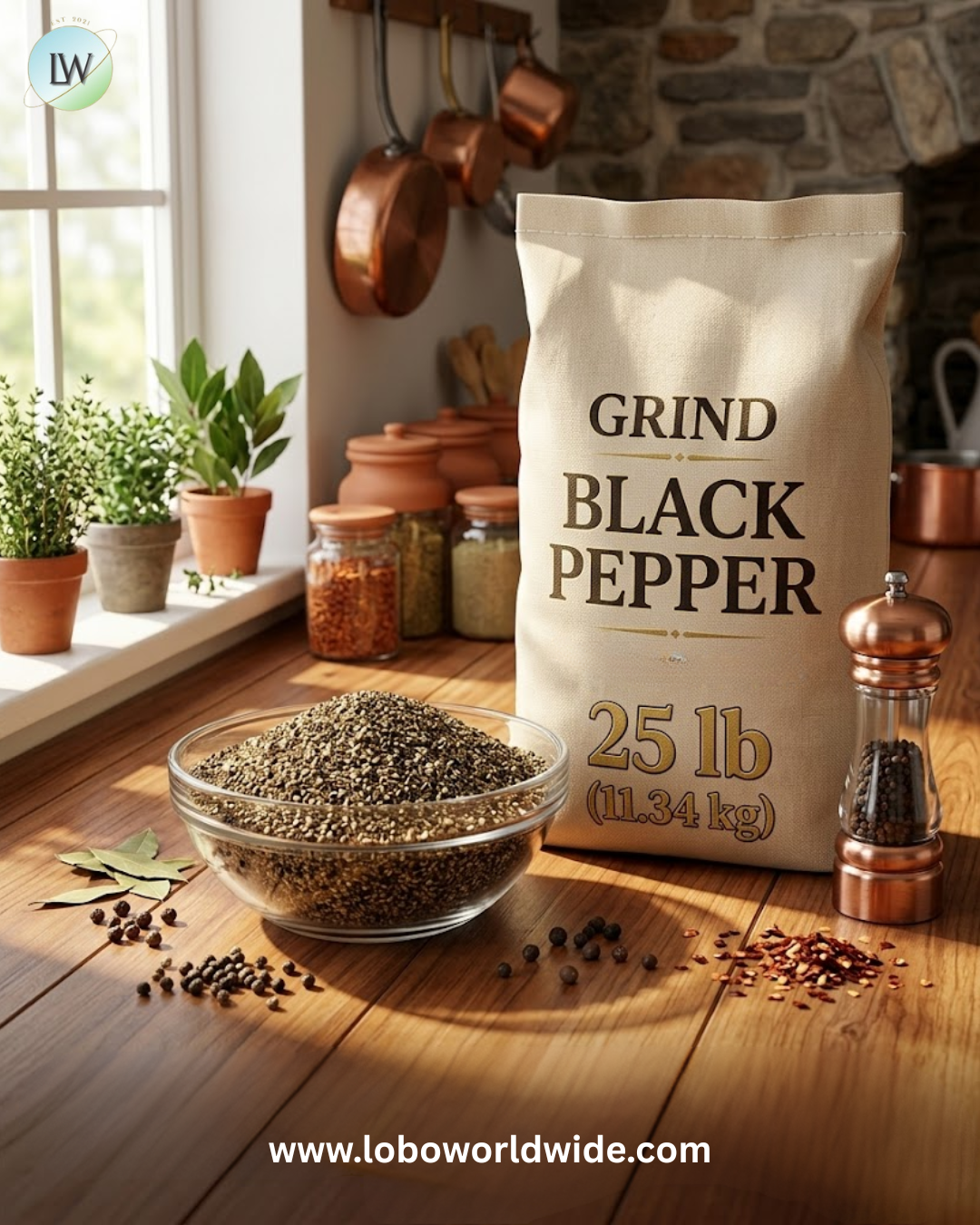 Hometown Provisions Table Grind Black Pepper.