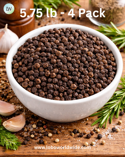 Hometown Provisions Whole Black Pepper.
