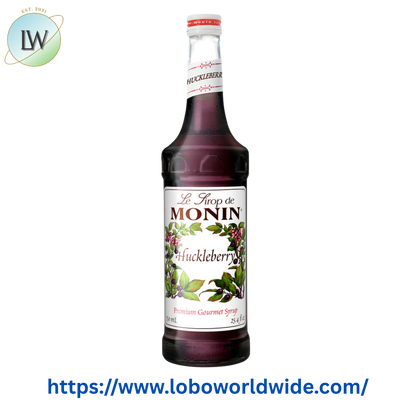 Monin Premium Huckleberry Flavoring Syrup 750 mL