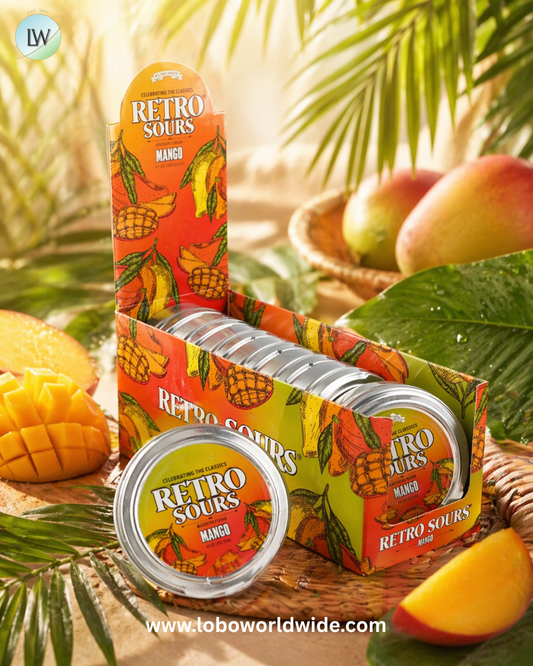 Iconic Retro Sours Mango 8 pack