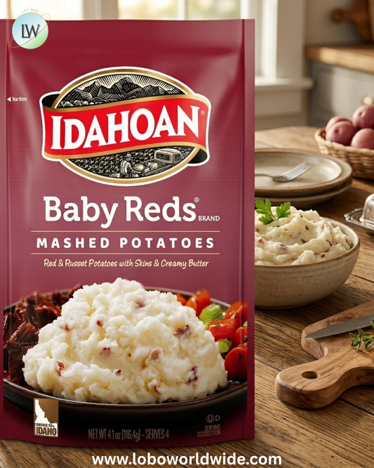 Idahoan Baby Reds Mashed Potatoes Side Dish, 4.1 oz